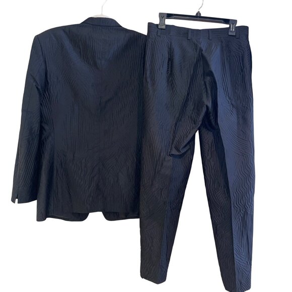 Masatomo Vintage Mens Pants Suit Size Medium Black Rare Pockets Casual - Picture 2 of 16